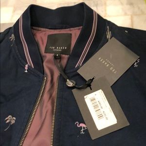 Men’s Ted Baker bomber jkt, S4 with tags, was $231